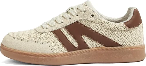 Vista 43 de LUCKY STEP Zapatillas de moda con suela de goma retro para mujer