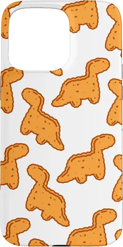 Vista 31 de Cute Dino T-Rex Chicken Nugget Funny Tyrannosaurus Case para iPhone 17