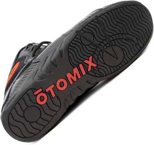 Vista 3 de Otomix Carbonite Ultimate Trainer - Zapatos de levantamiento de pesas para hombre, Cuero negro