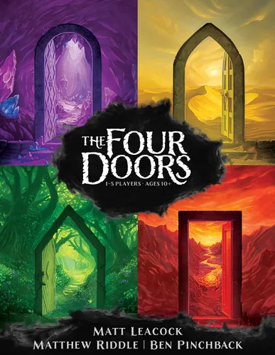 Vista 4 de Happy Camper - The Four Doors Juego cooperativo de Pandemic y Forbidden Island Creator Perfecto para jugar en solitario, dos jugadores y grupos