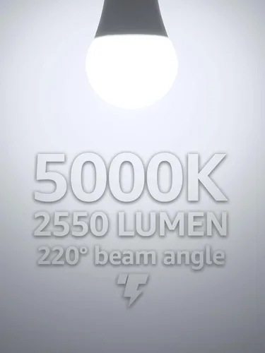 Vista 5 de TORCHSTAR Bombillas LED A21 regulables, CRI 80, bombilla LED superbrillante equivalente a 150 W, 22 W, certificación UL y Energy Star, 25,000 horas