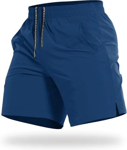 Vista 23 de CANGHPGIN Pantalones cortos deportivos de entrenamiento para hombre de 7 pulgadas / 5 pulgadas, de secado rápido, pantalones cortos de correr