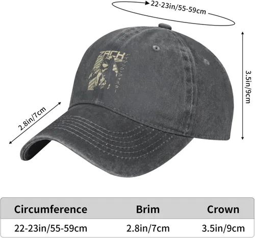 Vista 2 de Angels - Gorra de béisbol ajustable con estampado de anime de la muerte, diseño de moda, color negro