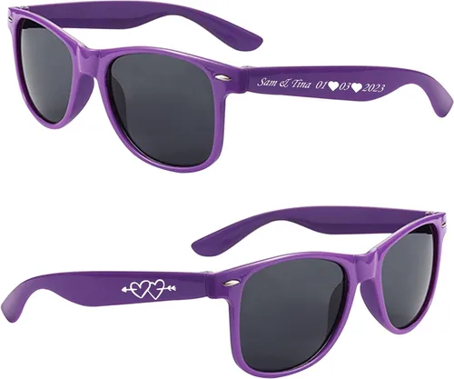 Vista 16 de Gafas de sol de boda personalizadas, gafas de sol personalizadas para invitados, cumpleaños y despedida de soltero