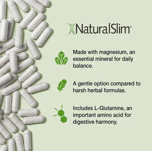 Vista 3 de NaturalSlim, Alivio del estreñimiento, Ablandadores de heces Constipend, Limpiador de colon para mujeres y hombres con citrato de magnesio