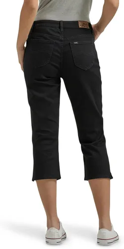 Vista 3 de Lee Legendary - Jeans capri de tiro medio de 21 pulgadas para mujer