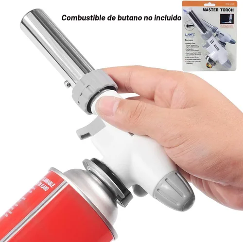 Vista 3 de FunOwlet Antorcha de butano, encendedor de soplete de cocina, antorchas