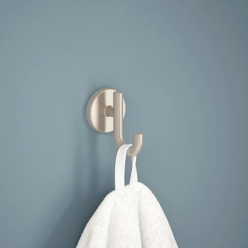 Vista 2 de Delta Trinsic (1 paquete) Ganchos para toallas Brilliance de acero inoxidable individuales para baño montados en la pared para batas y toallas