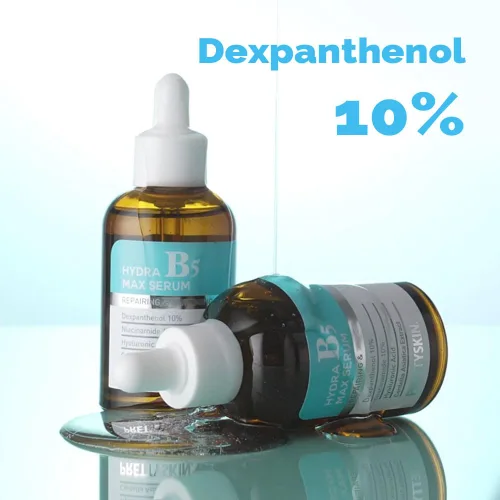 Vista 4 de PRETTYSKIN Suero facial de niacinamida al 10% con 10% de ácido hialurónico y vitamina B5, suero facial hidratante CICA para apariencia de poros