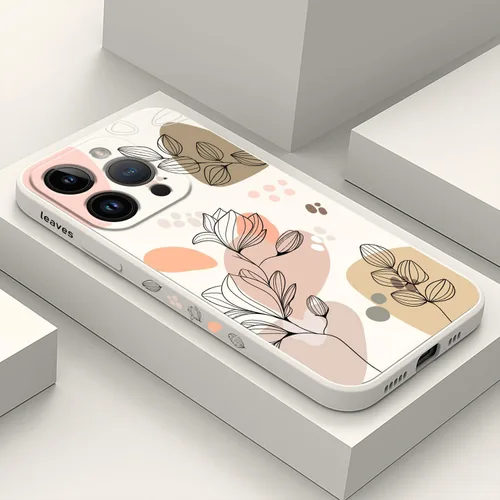 Vista 40 de LEECG Funda para iPhone 14 con Patrón de Flores de Mariposa de Astronauta, Forro de Microfibra Suave Anti-Rayones en el Interior, Cubierta