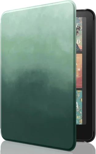 Vista 15 de MoKo Funda para Amazon Kindle Basic de 11ª generación 2024/2022 de 6 Verde medianoche