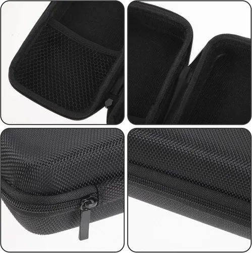 Vista 7 de EXCEART Caja de almacenamiento de micrófono, portátil, impermeable, funda rígida de Eva a prueba de golpes, funda protectora de transporte