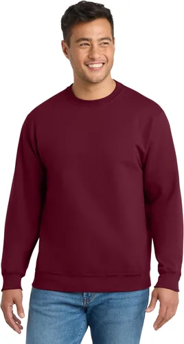 Vista 7 de Port & Company - Sudadera de forro polar con cuello redondo. PC90 Fresno