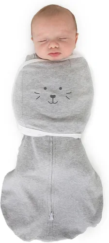 Vista 17 de SwaddleDesigns Saco Envolvente Omni de 6 Vías con Brazos Arriba para Recién Nacido, Más Opciones para Calmar el Reflejo de Sobresalto, Mejora