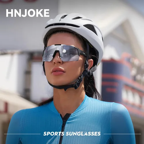 Vista 7 de Sports Polarized Sunglasses, UV 400 Protection Sun Glasses Women, Mens Glasses for Cycling Biking Running