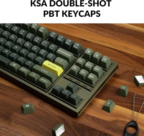 Vista 2 de Keychron Q3 Pro SE Teclado mecánico inalámbrico personalizado, diseño QMKVIA programable TKL BluetoothRGB con cable con interruptor marrón Keychron