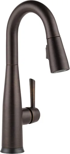 Vista 12 de Delta Faucet Essa Llave de una manija para bar/preparación con acoplamiento de magnatita y cabezal rociador Touch-Clean, 9913-AR-DST