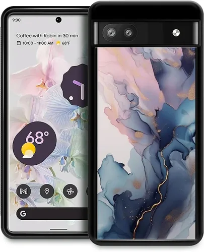 Vista 122 de Compatible con Google Pixel 4A 5G Mobile Case Creative Acrylic Panel trasero Silicona Protección Grip especialmente diseñado para Google Pixel 4A 5G