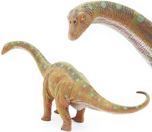 Vista 2 de Apatosaurio (Brontosaurio) Juguetes de dinosaurio Figura de dinosaurio modelo juguete para niños y niñas de 3 a 12 años de edad, tamaño grande