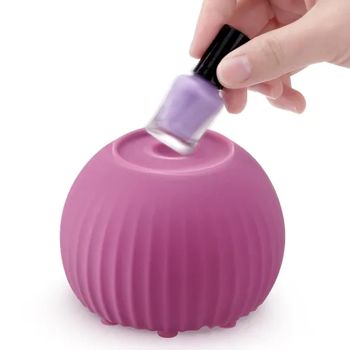 Vista 9 de Mini mezclador Vortex 5000RPM, 100 bolas de mezcla, rosa Rosado