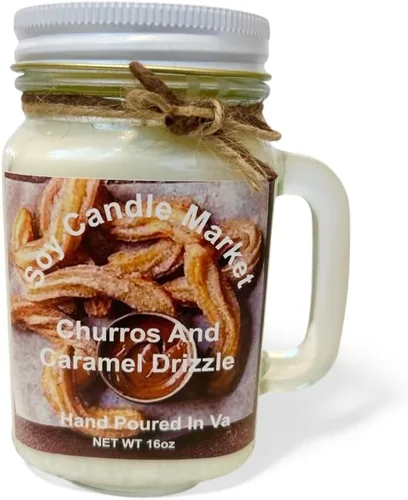 Vista 16 de Velas perfumadas de soja Velas hechas a mano y altamente aromáticas que queman hasta 85 horas en tarro de cristal, perfectas para decoración