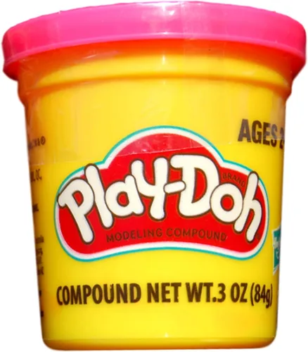 Vista 2 de Play-Doh Rosa (paquete de 4) latas de 3 onzas