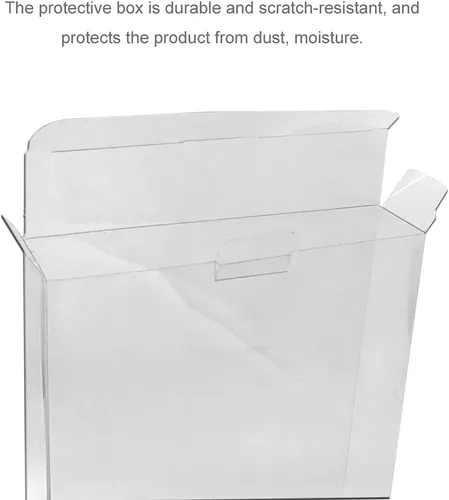 Vista 4 de Caja protectora de plástico transparente, 10 unidades, compatible con figura de 3.75 pulgadas