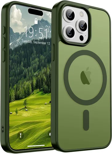 Vista 293 de SUPFINE Funda magnética para iPhone SE 2022 (3ª)/2020 (2ª), iPhone 8 (compatible con MagSafe) (protección contra caídas de grado militar), funda