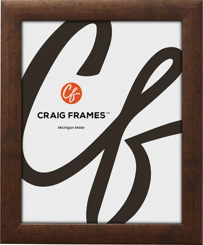 Vista 5 de Craig Frames 1WB3BK Marco de fotos negro de 5 x 7 pulgadas con montaje para mostrar una foto de 4 x 6 pulgadas