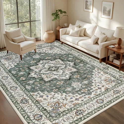 Vista 42 de Alfombras de área de 2x3 para sala de estar: alfombra vintage Beige