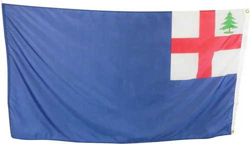 Vista 2 de Historic Bunker Hill Flag - Durable All-Weather Nylon, Reinforced Fly End Stitching, Proudly Made in the USA (2x3')