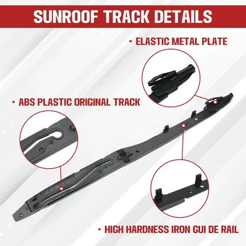 Vista 3 de Kit de reparación de techo corredizo FL3Z-1651071-A compatible con Ford F150 F250 F350 F450 2015-2020, kit de reparación de rieles guía de techo