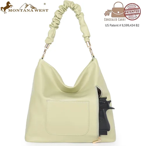 Vista 2 de Montana West Bolso de hombro oculto para mujer, bolso cruzado de moda