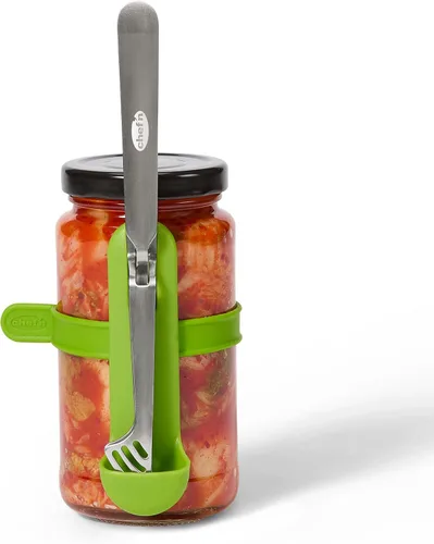 Vista 7 de Chef'n FridgeFork - Tenedor para condimentos (rúgula y merengue) de acero inoxidable