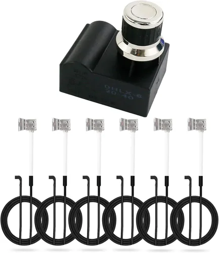 Vista 16 de Uniflasy - Kit de encendido de parrilla con botón de 2 salidas compatible con Char-Broil para Charbroil Advantage 463240015, 463344116