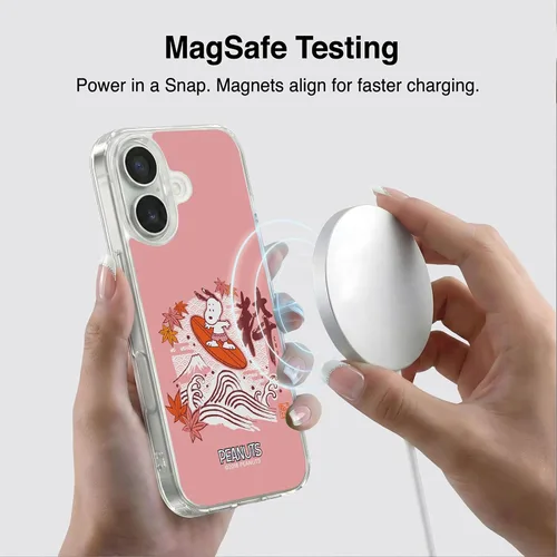 Vista 66 de Carcasa de gel para iPhone 7 Plus/iPhone 8 Plus, diseño de Snoopy Oriental de Peanuts, Badges