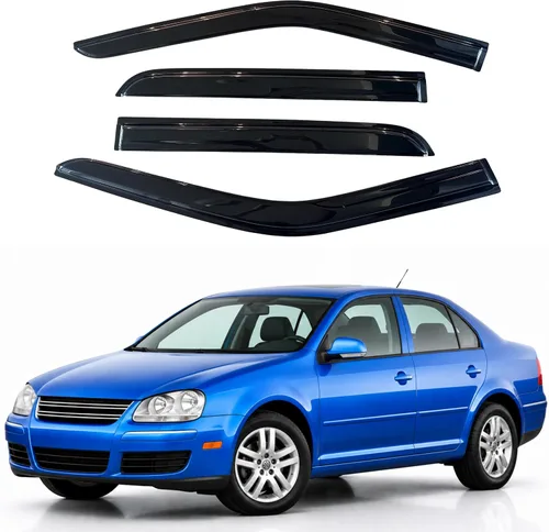 Vista 320 de Visera de ventana IG para Ford Focus Sedán y Hatchback 2012-2018, Protector de ventana lateral para lluvia y viento estilo Mugen, extra duradero