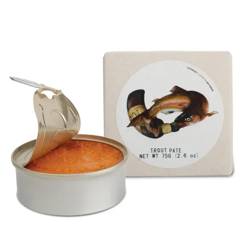 Vista 9 de Jose Gourmet Paté de trucha con vino de Oporto, 2.65 oz, paquete de 8