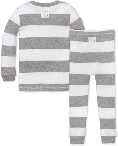 Vista 2 de Burt's Bees Baby Boys' Pajamas, Tee and Pant 2-Piece PJ Set, 100% Organic Cotton