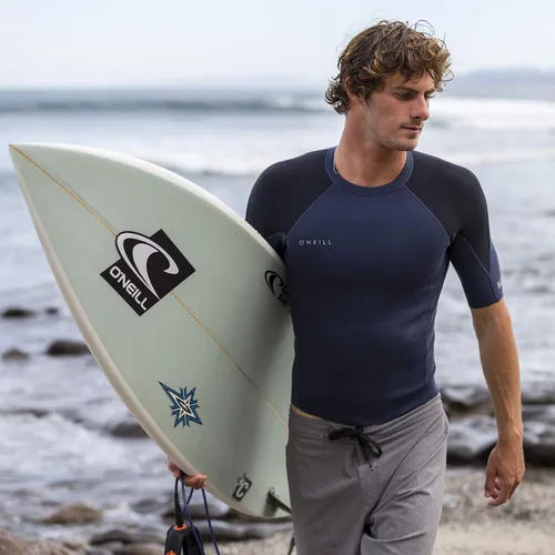 Vista 3 de O'Neill Reactor-2 - Traje de neopreno de manga corta de 0.039 pulgadas para hombre, ligero, calidez y flexibilidad para todas las actividades