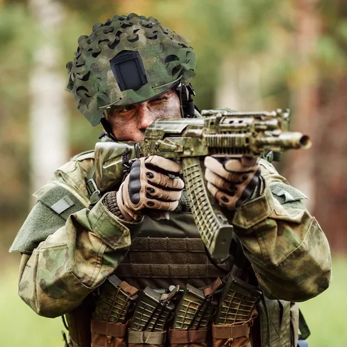 Vista 6 de LOOGU Funda táctica para casco, malla transpirable, camuflaje camuflaje casco cubierta ideal para combate táctico militar