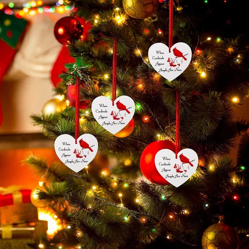 Vista 7 de 30 piezas de adornos de corazón acrílico en blanco a granel