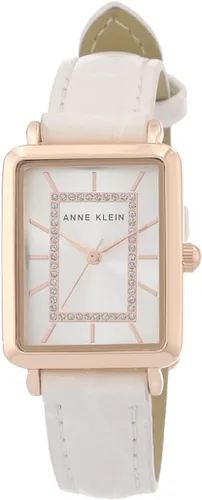 Vista 7 de Anne Klein AK/3820 Reloj con correa de grano de cocodrilo acentuada con purpurina