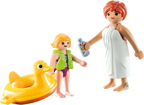 Vista 3 de Playmobil - Nadadores del parque acuático DuoPack