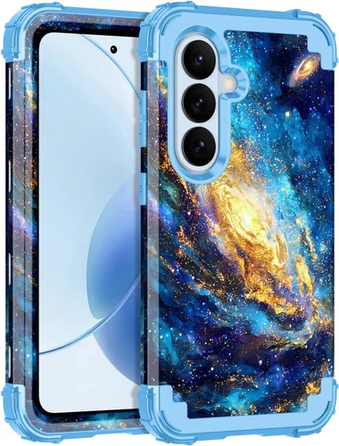 Vista 14 de Rancase Funda para Galaxy S21 FE 5G, tres capas resistentes a prueba de golpes, protección de plástico duro+funda protectora de goma de silicona