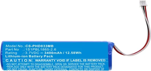 Vista 3 de Batería para Philips Avent SCD831 SCD831/26 SCD833 SCD833/26 SCD835 SCD835/26 1S1PBL1865-2.6