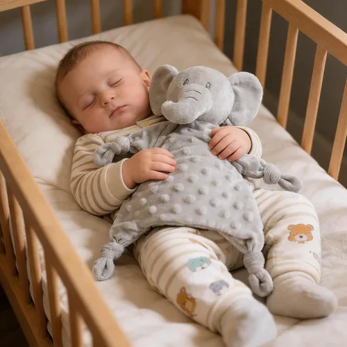 Vista 14 de CREVENT Manta de seguridad facial de animales de felpa suave para niños y niñas, gran regalo para cumpleaños, baby shower (perro azul + etiqueta)