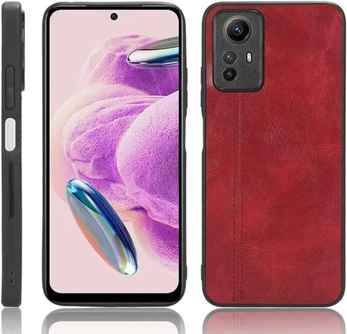 Vista 11 de Funda compatible con Xiaomi Redmi Note 12S 4G, piel sintética retro ultradelgada a prueba de golpes, compatible con Xiaomi Redmi Note 12S 4G