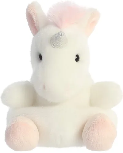 Vista 2 de Aurora Adorable animal de peluche Palm Pals Sassy Unicorn, divertido peluche coleccionable para niños y adultos coleccionistas, perfecto