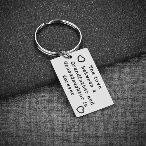Vista 3 de El mejor regalo para abuelo de nieta para el día del padre regalo de cumpleaños para el abuelo el amor entre un abuelo y una nieta es Forever